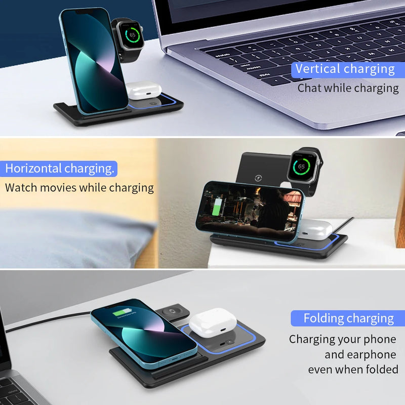 New Super 3 in 1 Wireless Charging Station