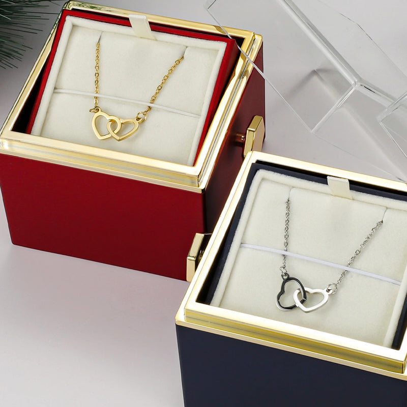 EternalLove — Necklace with Rotating Rose Box