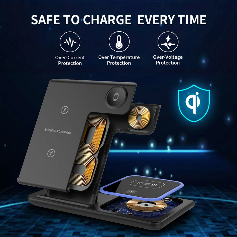 New Super 3 in 1 Wireless Charging Station